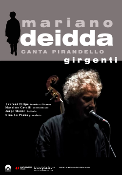 Mariano Deidda canta Pirandello-Girgenti