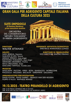 GRAN GALA PER AGRIGENTO CAPITALE IT