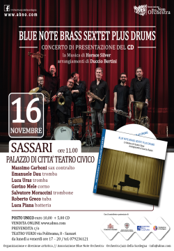 BLUE NOTE BRASS SEXTET PLUS DRUMS